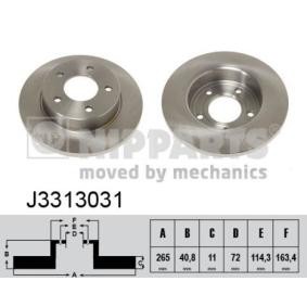 Bremsscheibe J3313031 von NIPPARTS günstig für 41,88 € online kaufen