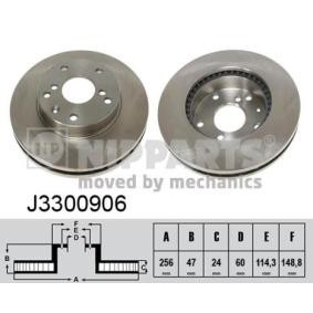 Comprar Disco de freno de NIPPARTS J3300906 a bajo precio de 44,54 €