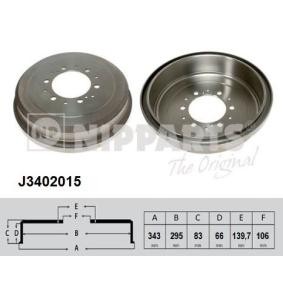 Comprar Tambor de freno de NIPPARTS J3402015 a bajo precio de 76,19 €