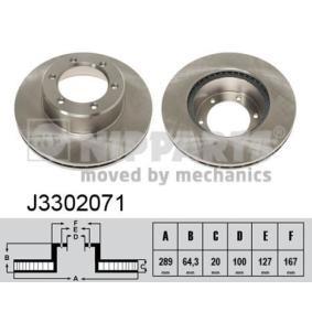 Comprar Disco de freno de NIPPARTS J3302071 a bajo precio de 57,00 €