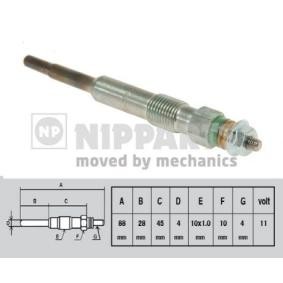 Achetez des Bougie de préchauffage NIPPARTS J5711028 à prix pour 13,93 €