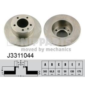 Comprar Disco de freno de NIPPARTS J3311044 a bajo precio de 57,62 €