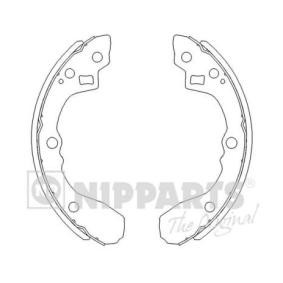 Comprar Juego de zapatas de frenos de NIPPARTS J3500321 a bajo precio de 32,11 €