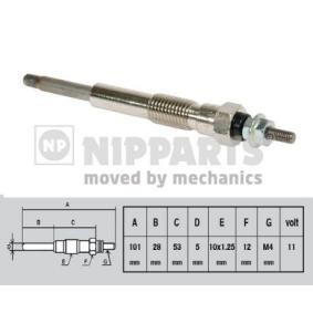 Achetez des Bougie de préchauffage NIPPARTS J5712016 à prix pour 13,16 €