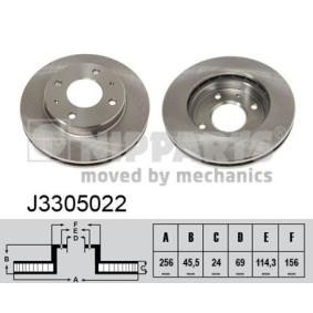 Comprar Disco de freno de NIPPARTS J3305022 a bajo precio de 41,38 €