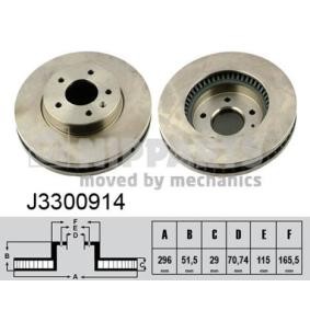 Comprar Disco de freno de NIPPARTS J3300914 a bajo precio de 81,03 €