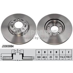 Bremsscheibe J3303084 von NIPPARTS günstig für 65,04 € online kaufen