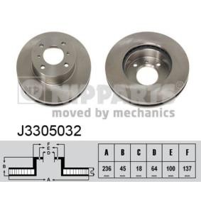 Comprar Disco de freno de NIPPARTS J3305032 a bajo precio de 18,99 €