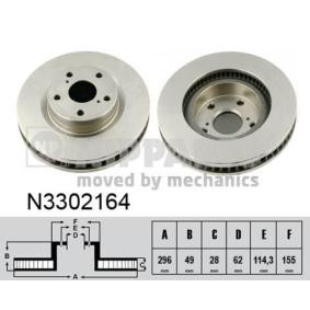 Comprar Disco de freno de NIPPARTS N3302164 a bajo precio de 63,65 €