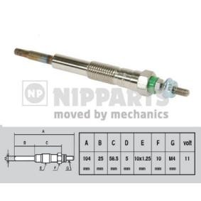 Achetez des Bougie de préchauffage NIPPARTS J5712013 à prix pour 20,26 €