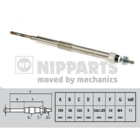 Achetez des Bougie de préchauffage NIPPARTS J5712019 à prix pour 23,38 €