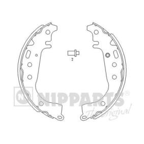 Comprar Juego de zapatas de frenos de NIPPARTS J3502071 a bajo precio de 34,87 €