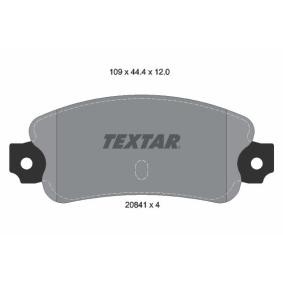 Compre Pastilhas de travão da TEXTAR 2084102 a um preço baixo por 47,90 €