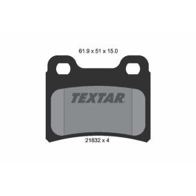 Acquista Kit pastiglie freni da TEXTAR 2183201 a buon mercato per soli 26,60 €