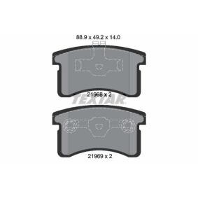 Bremsbeläge 2196801 für DAIHATSU