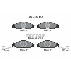 Acquista Kit pastiglie freni da TEXTAR 2323001 a buon mercato per soli 69,19 €