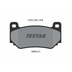 Acquista Kit pastiglie freni da TEXTAR 2367901 a buon mercato per soli 33,58 €