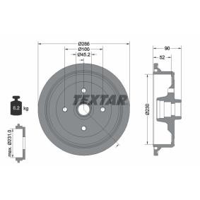 Comprar Tambor de freno de TEXTAR 94011500 a bajo precio de 124,01 €