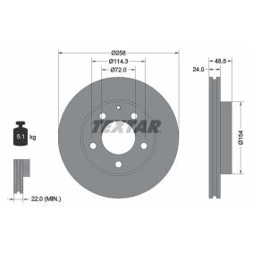 Comprar Disco de freno de TEXTAR 92062000 a bajo precio de 42,17 €