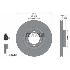 Bremsscheibe von TEXTAR