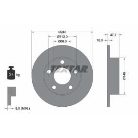Comprar Disco de freno de TEXTAR 92088500 a bajo precio de 39,32 €