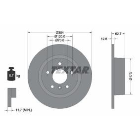 Bremsscheibe von TEXTAR