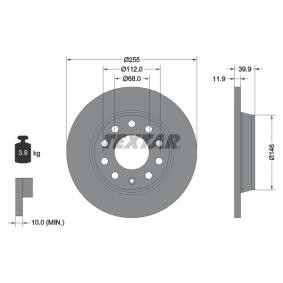Comprar Disco de freno de TEXTAR 92106300 a bajo precio de 44,33 €
