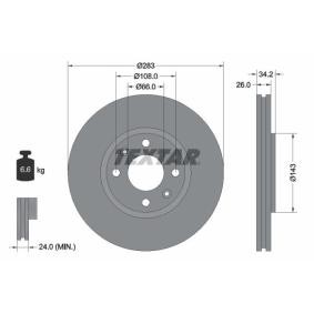 Bremsscheibe 92111600 für DS 4 II für 60,39 CHF