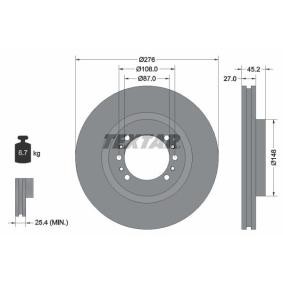 Bremsscheibe von TEXTAR