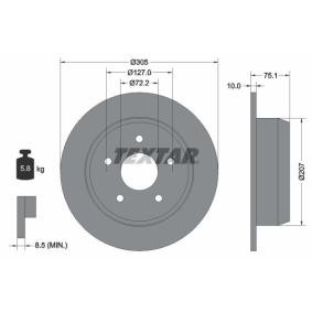 Comprar Disco de freno de TEXTAR 92113700 a bajo precio de 49,45 €