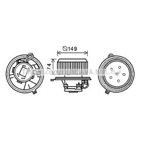 Achetez des Moteur électrique, pulseur d'air d'habitacle PRASCO AL8139 à prix pour 174,57 €