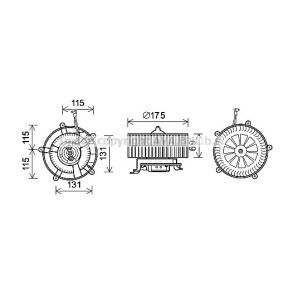 Achetez des Moteur électrique, pulseur d'air d'habitacle PRASCO BW8478 à prix pour 105,17 €