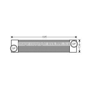 Kjøp Intercooler av PRASCO BWA4375 til den lave prisen 3481,83 NOK
