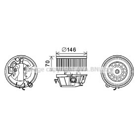 Achetez des Moteur électrique, pulseur d'air d'habitacle PRASCO CN8296 à prix pour 99,97 €