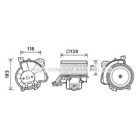 Achetez des Moteur électrique, pulseur d'air d'habitacle PRASCO FT8431 à prix pour 107,78 €