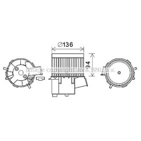 Gebläsemotor für FIAT von PRASCO
