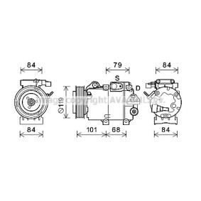Acquista Compressore aria condizionata da PRASCO HYK374 a buon mercato per soli 667,43 €
