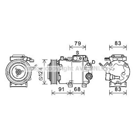 Acquista Compressore aria condizionata da PRASCO HYK383 a buon mercato per soli 663,13 €