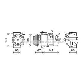 Acquista Compressore aria condizionata da PRASCO KAK216 a buon mercato per soli 448,62 €