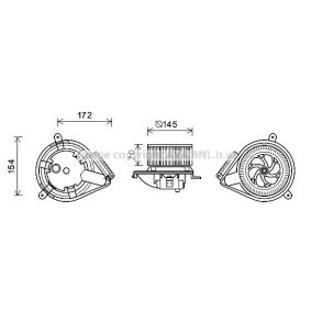 Gebläsemotor MS8626