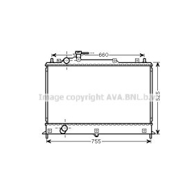 Achetez des Radiateur du moteur PRASCO MZ2255 à prix pour 160,67 €