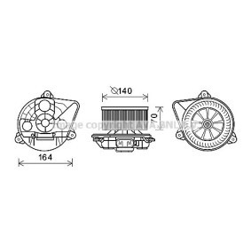 Achetez des Moteur électrique, pulseur d'air d'habitacle PRASCO OL8623 à prix pour 133,09 €