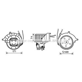 Achetez des Moteur électrique, pulseur d'air d'habitacle PRASCO OL8629 à prix pour 134,45 €