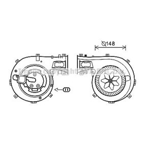 Achetez des Moteur électrique, pulseur d'air d'habitacle PRASCO OL8630 à prix pour 165,85 €