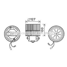 Achetez des Moteur électrique, pulseur d'air d'habitacle PRASCO OL8633 à prix pour 81,40 €