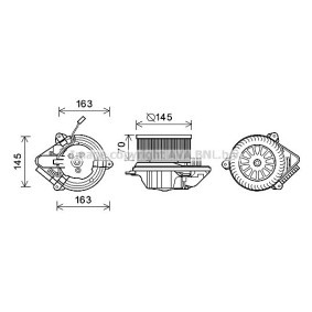 Achetez des Moteur électrique, pulseur d'air d'habitacle PRASCO PE8510 à prix pour 193,38 €