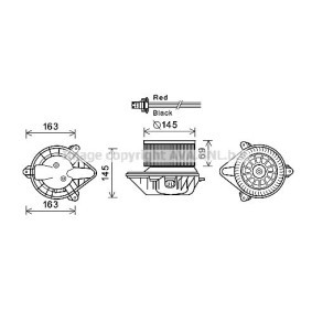 Achetez des Moteur électrique, pulseur d'air d'habitacle PRASCO RT8582 à prix pour 170,07 €