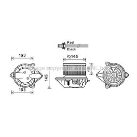 Achetez des Moteur électrique, pulseur d'air d'habitacle PRASCO RT8583 à prix pour 103,67 €