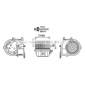 Achetez des Moteur électrique, pulseur d'air d'habitacle PRASCO RT8588 à prix pour 131,26 €