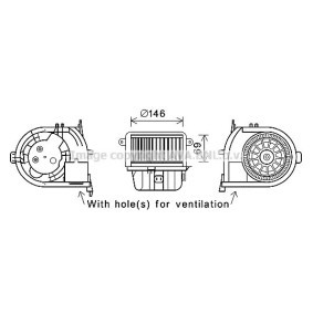 Achetez des Moteur électrique, pulseur d'air d'habitacle PRASCO RT8589 à prix pour 173,71 €